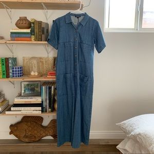 Ilana Kohn Mabel Coverall, Washed Denim, small